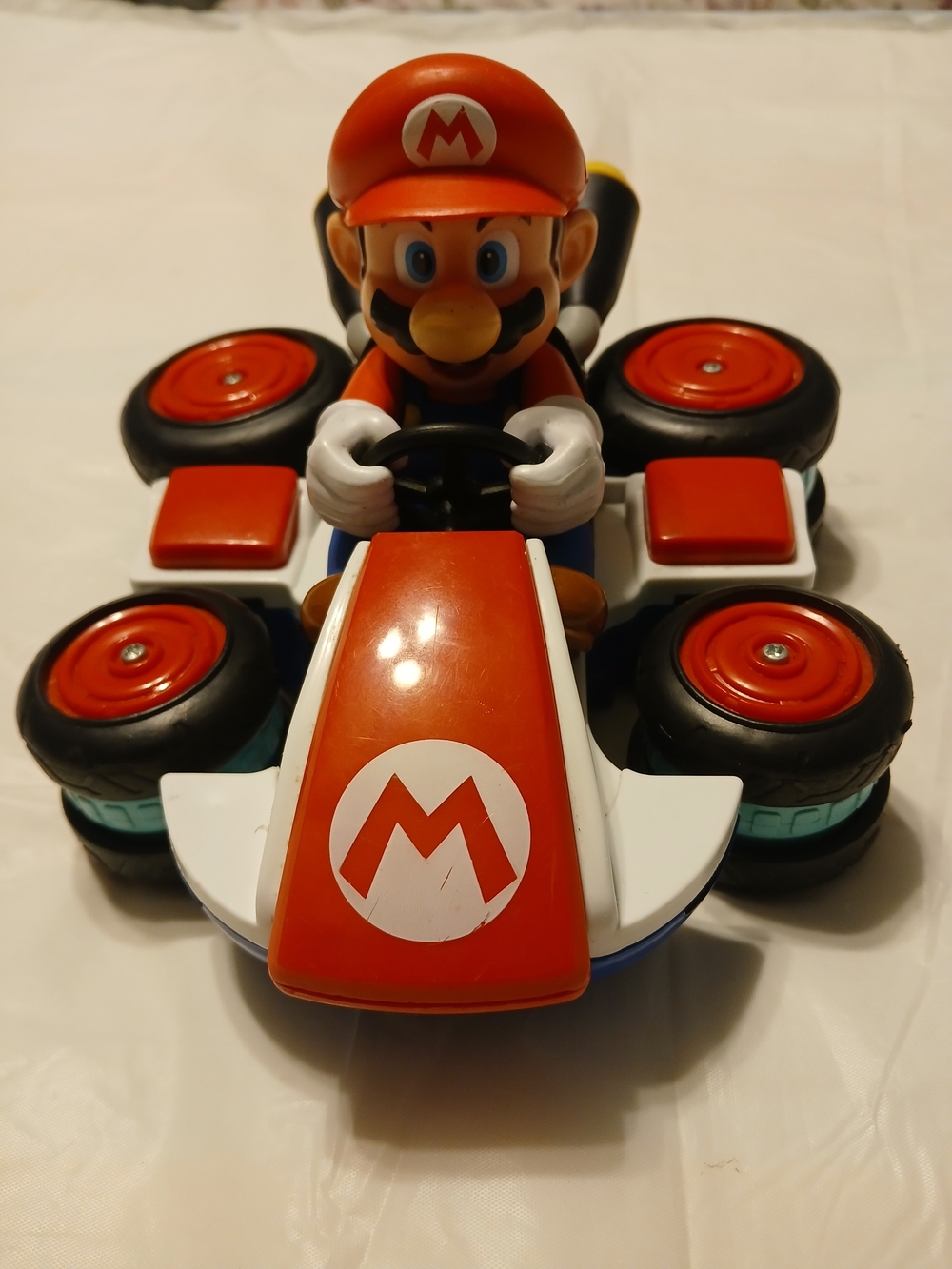 Nintendo Mario Kart Red Racing Figure with Kart